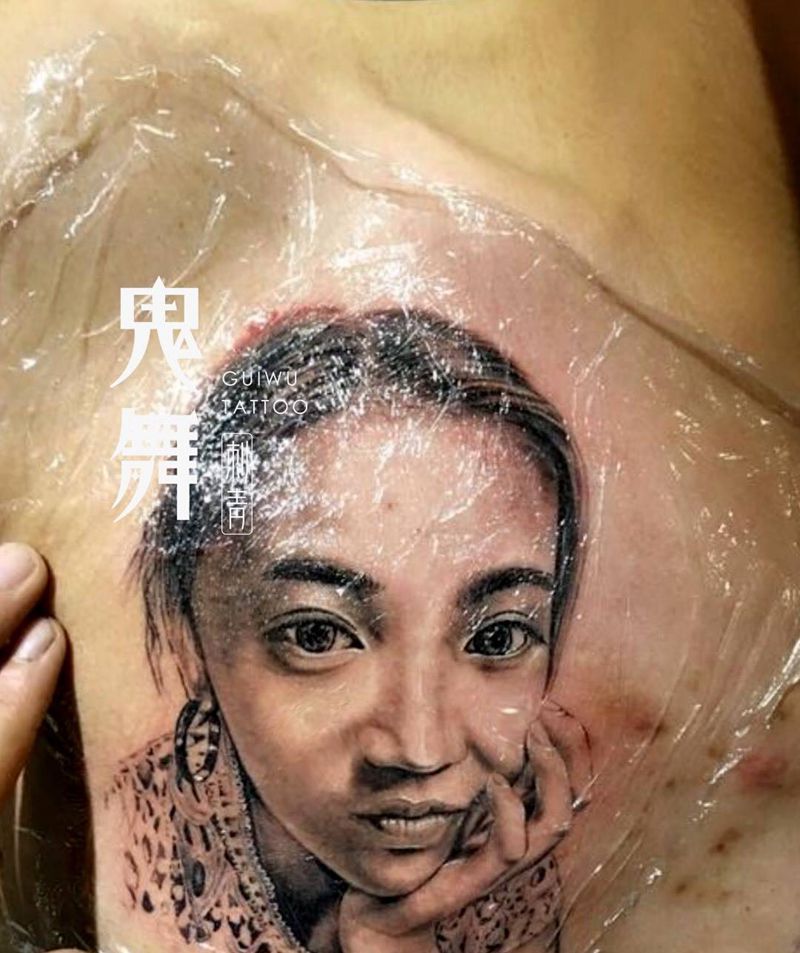 肖像纹身图片