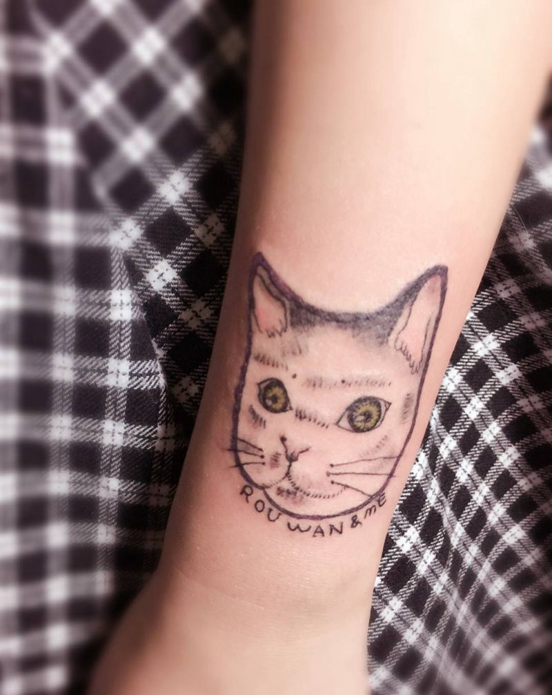 小猫咪纹身图片