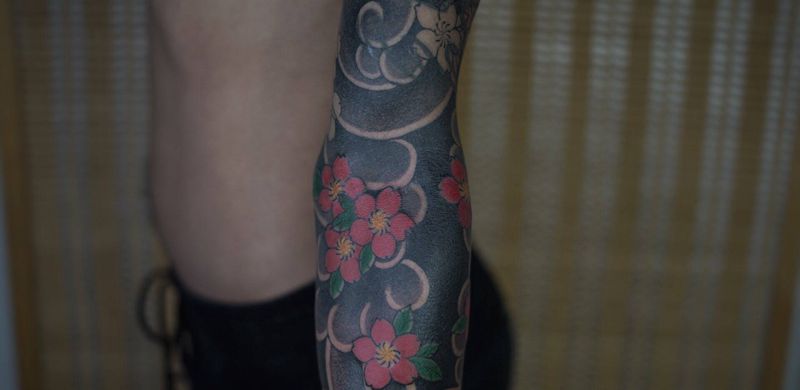 老传统纹身图片_手臂腿部老传统新传统纹身图案