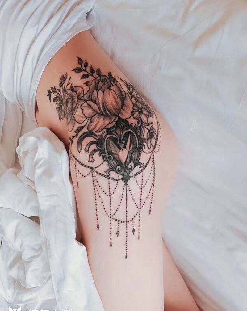 买家秀纹身图片_成品手臂臀部腿部腰部肩部胸部腹部背部清新纹身图案