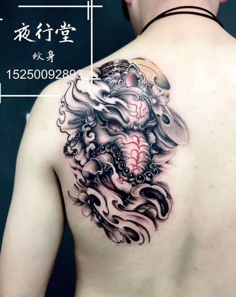 象神纹身图片