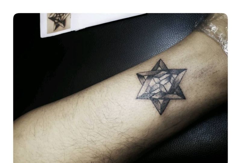 六芒星纹身图片