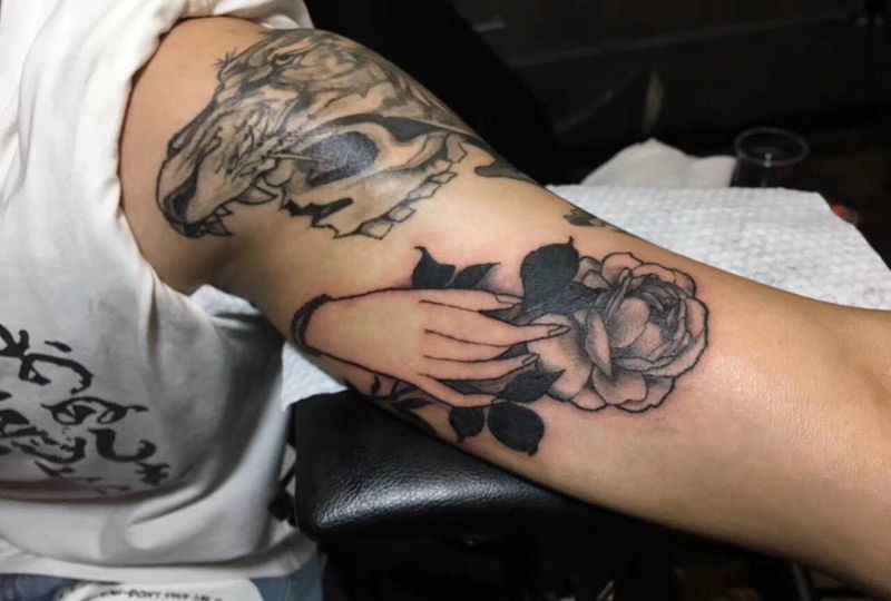 欧美花臂纹身图片_手臂纹身图案
