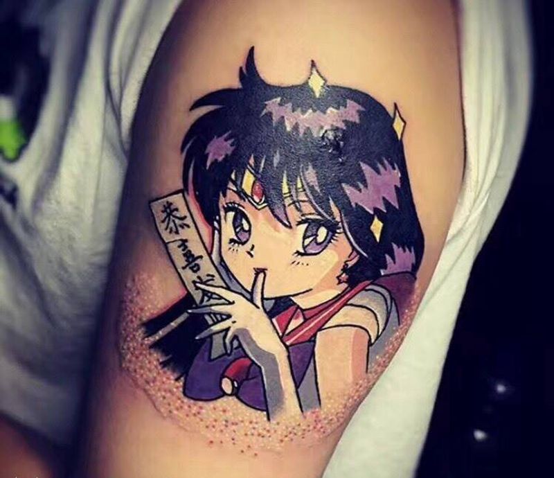 大咖顾客纹身图片_成品手稿腰部手部手臂欧美传统人物纹身图案