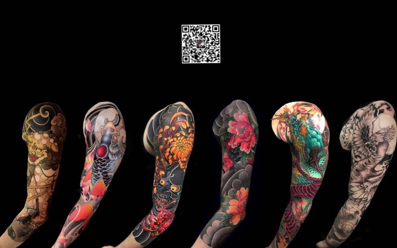 花臂纹身图片