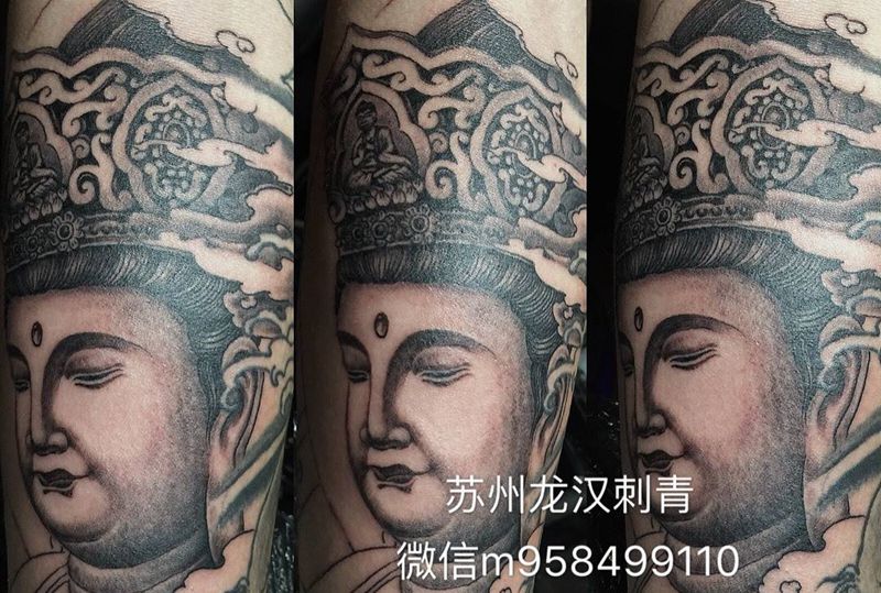 佛 悟空纹身图片