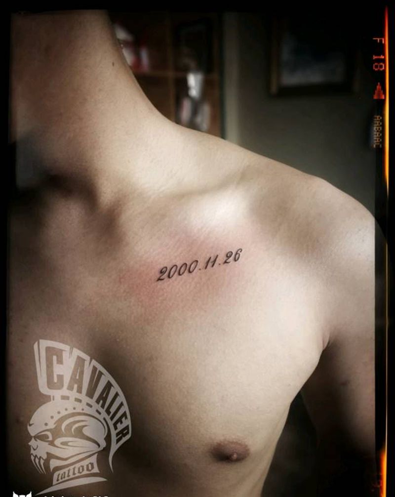 数字小清新纹身图片