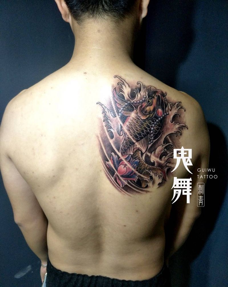 锦鱼纹身图片