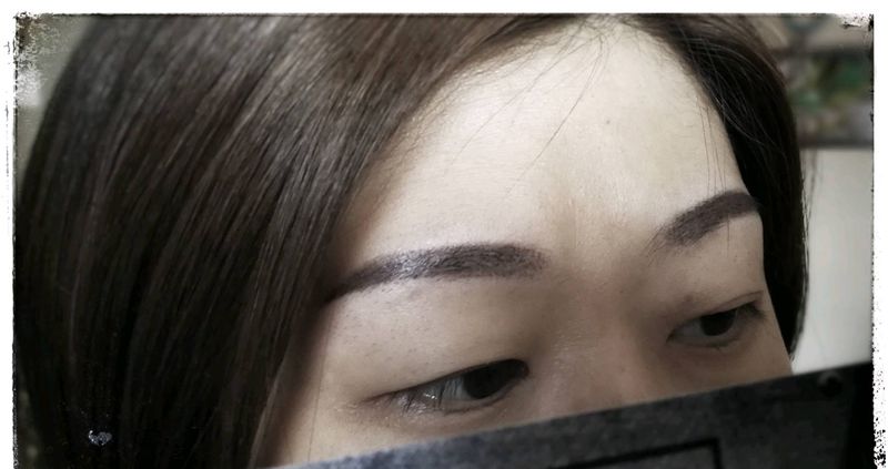 雾眉  半永久纹身图片_肖像清新写实人物原创成品纹身图案