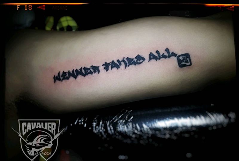 winner takes al纹身图片