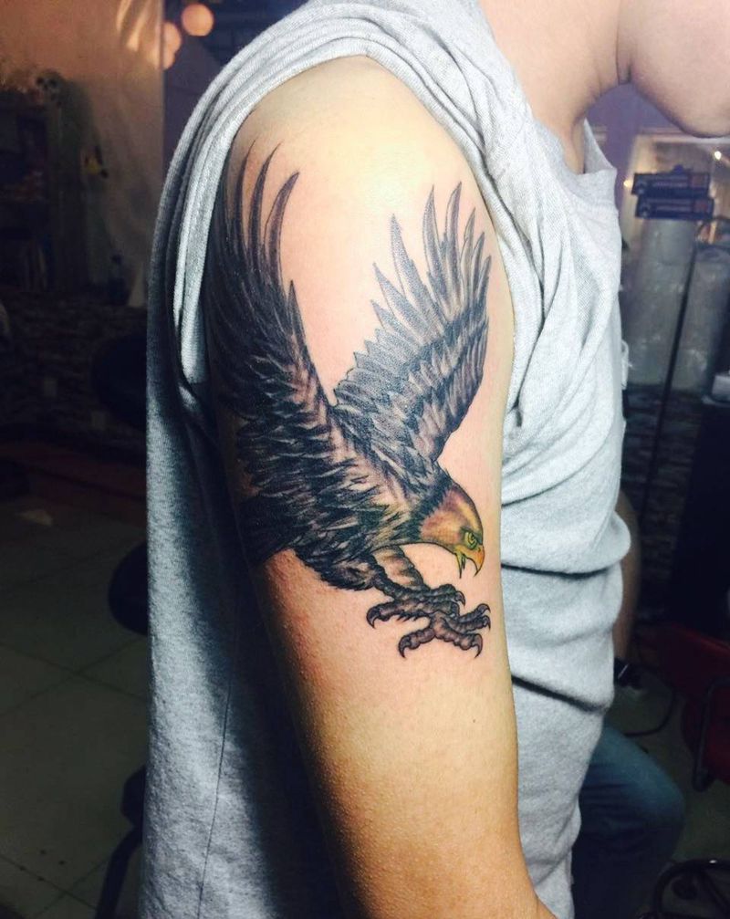 老鹰纹身图片