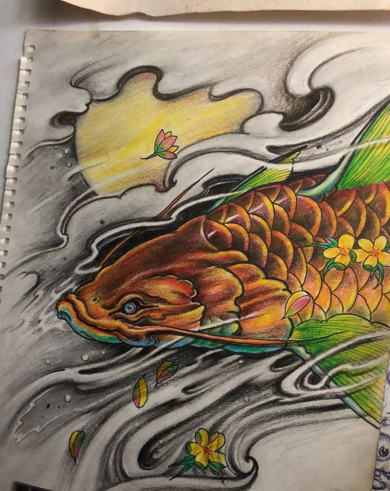 喜欢私聊，画了一夜纹身图片