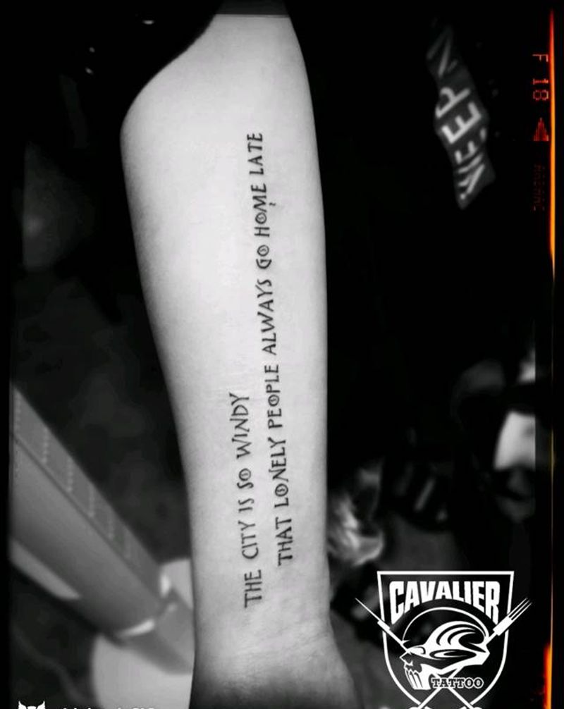 小清新纹身图片