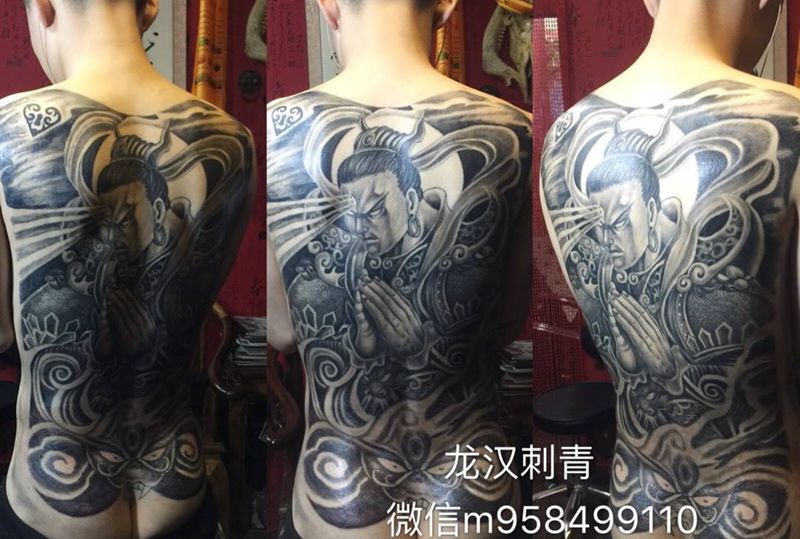 二郎神锅锅纹身图片