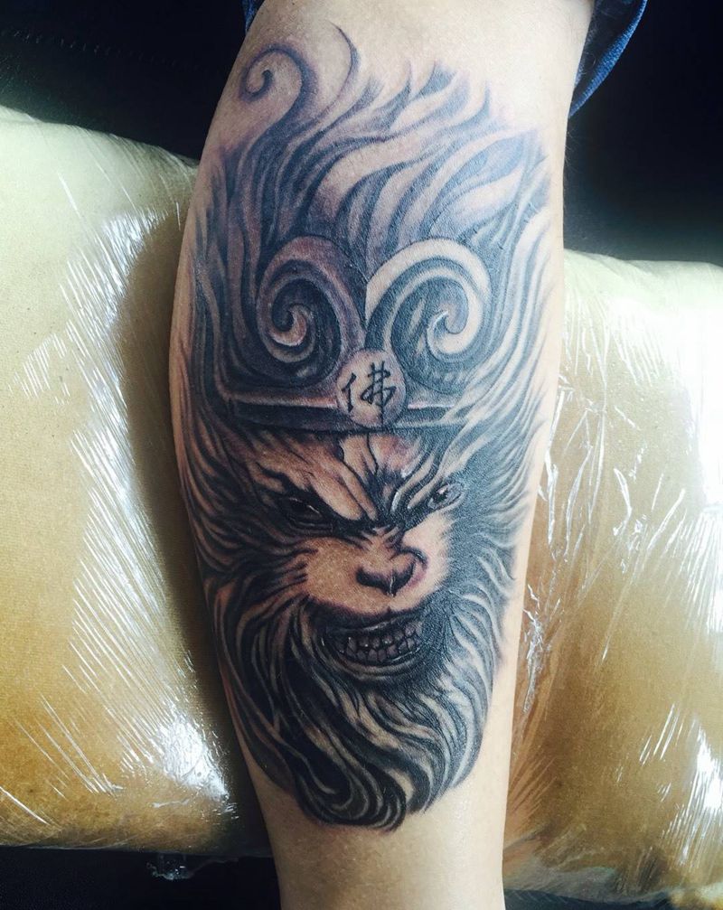 斗战圣佛纹身图片