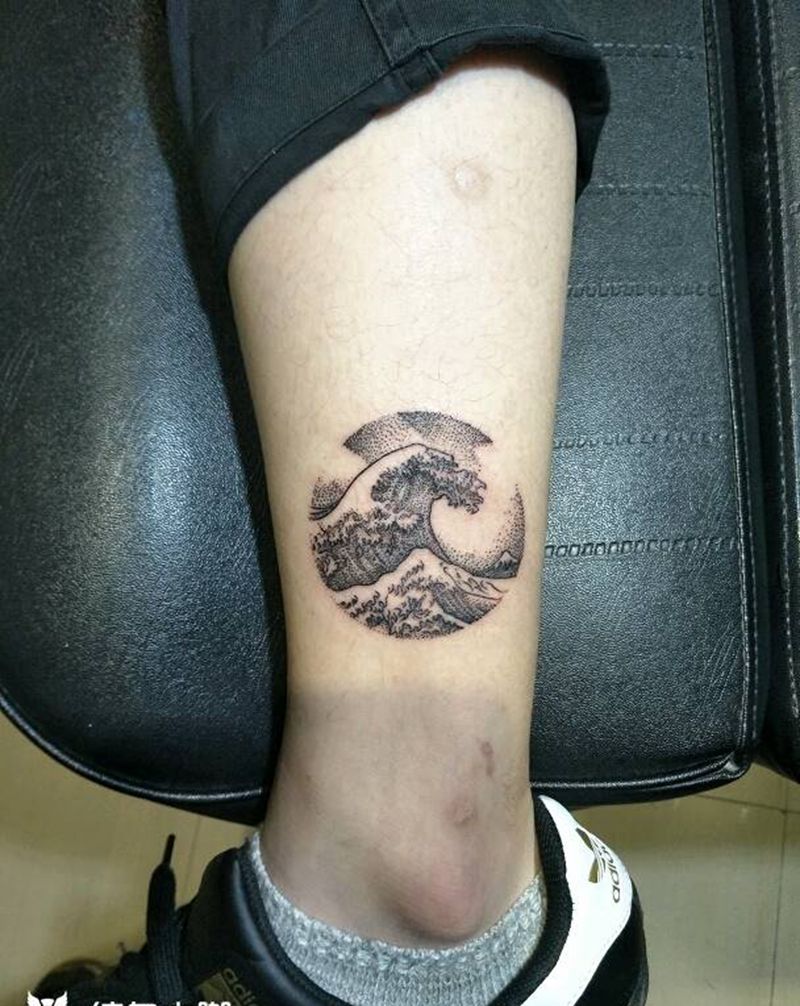 浪啊浪纹身图片