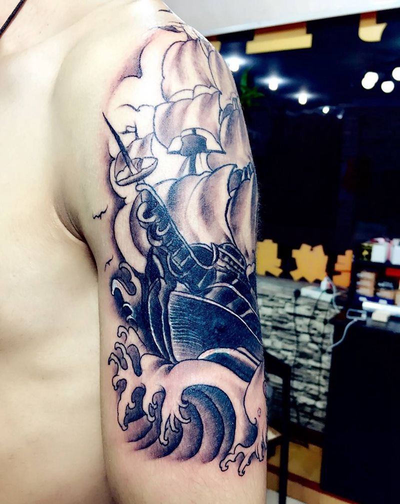 遮盖旧图纹身图片