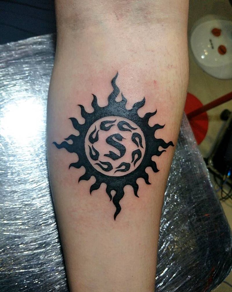 小图两枚纹身图片