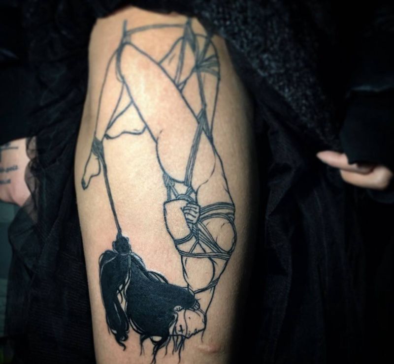 深夜作品纹身图片