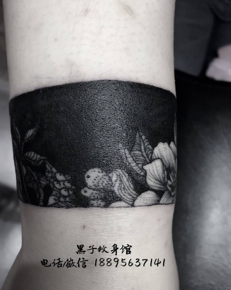 手环纹身图片