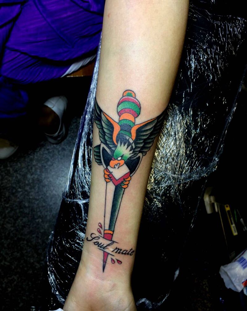 old school纹身图片_手臂纹身图案