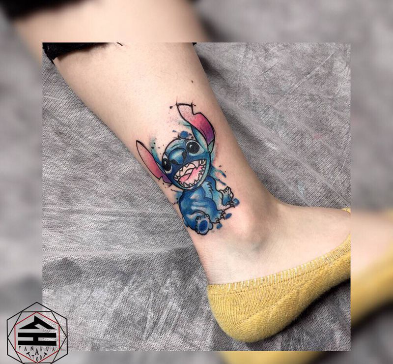 遮盖纹身图片_腿部纹身图案