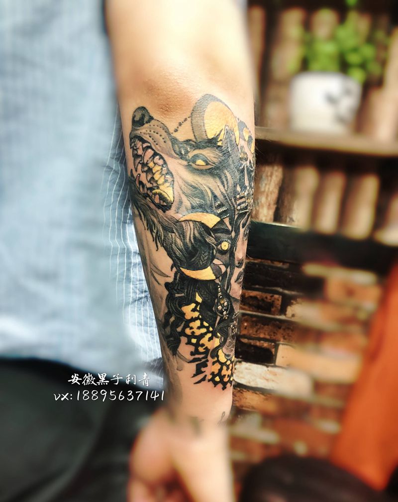 New  school纹身图片_手臂New School纹身图案