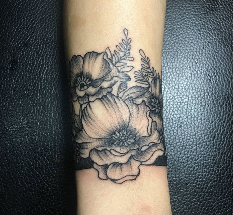 花环纹身图片