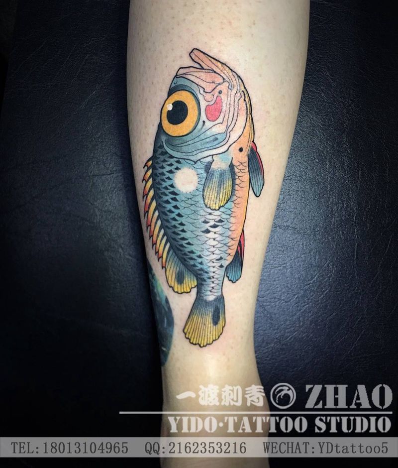 海鱼纹身图片