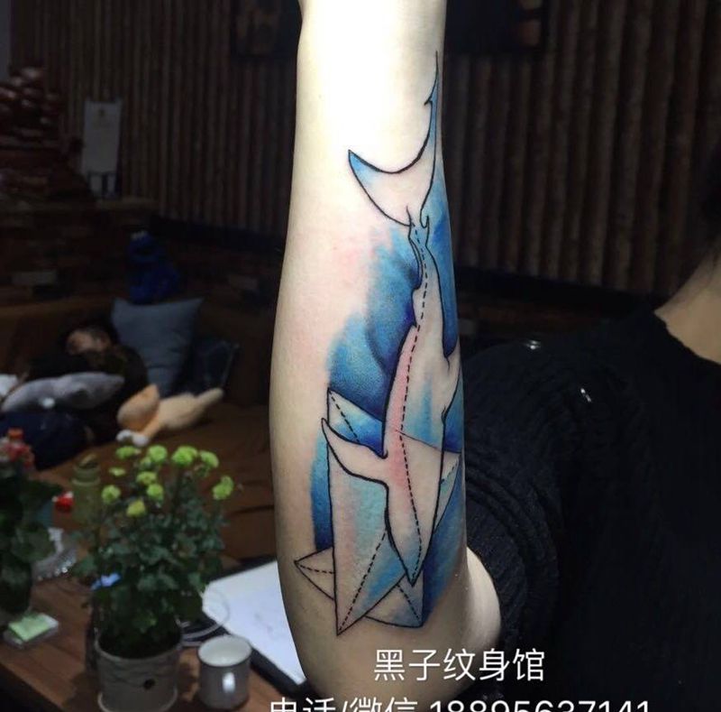 鲨鱼纹身图片