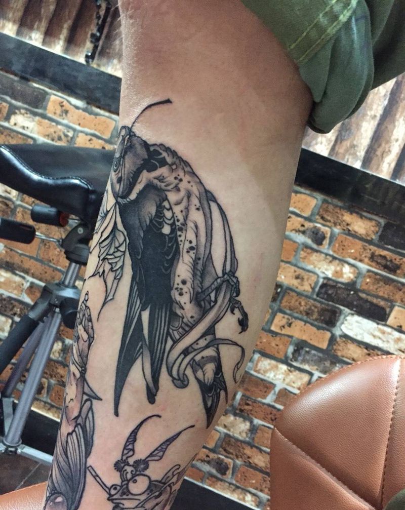 New school纹身图片