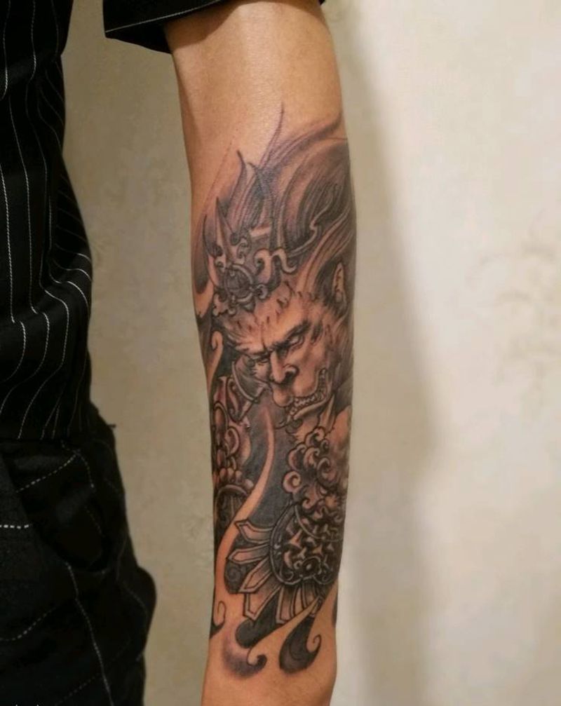 斗战胜佛纹身图片