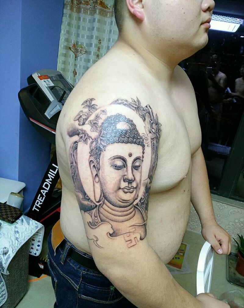 佛纹身图片