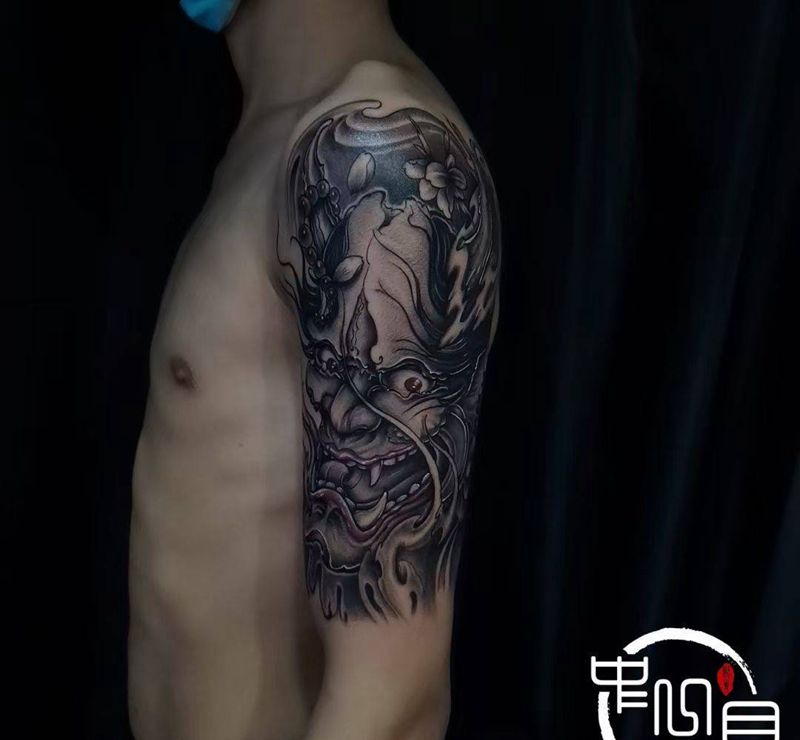 般若纹身图片_手臂纹身图案