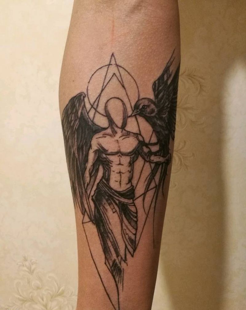 自由风纹身图片