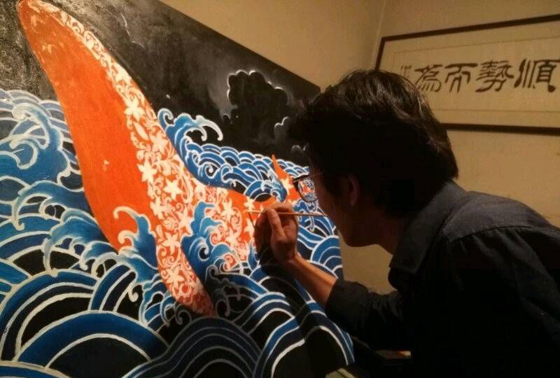 大鱼(手绘)纹身图片_成品手稿原创纹身图案