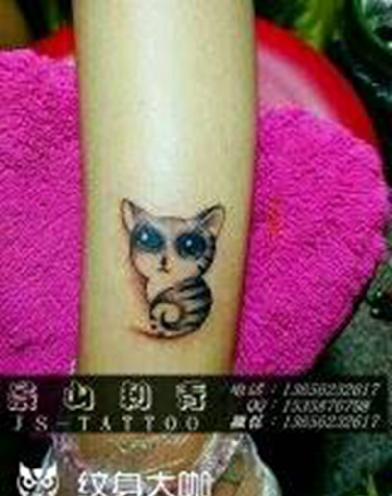 小猫纹身图片
