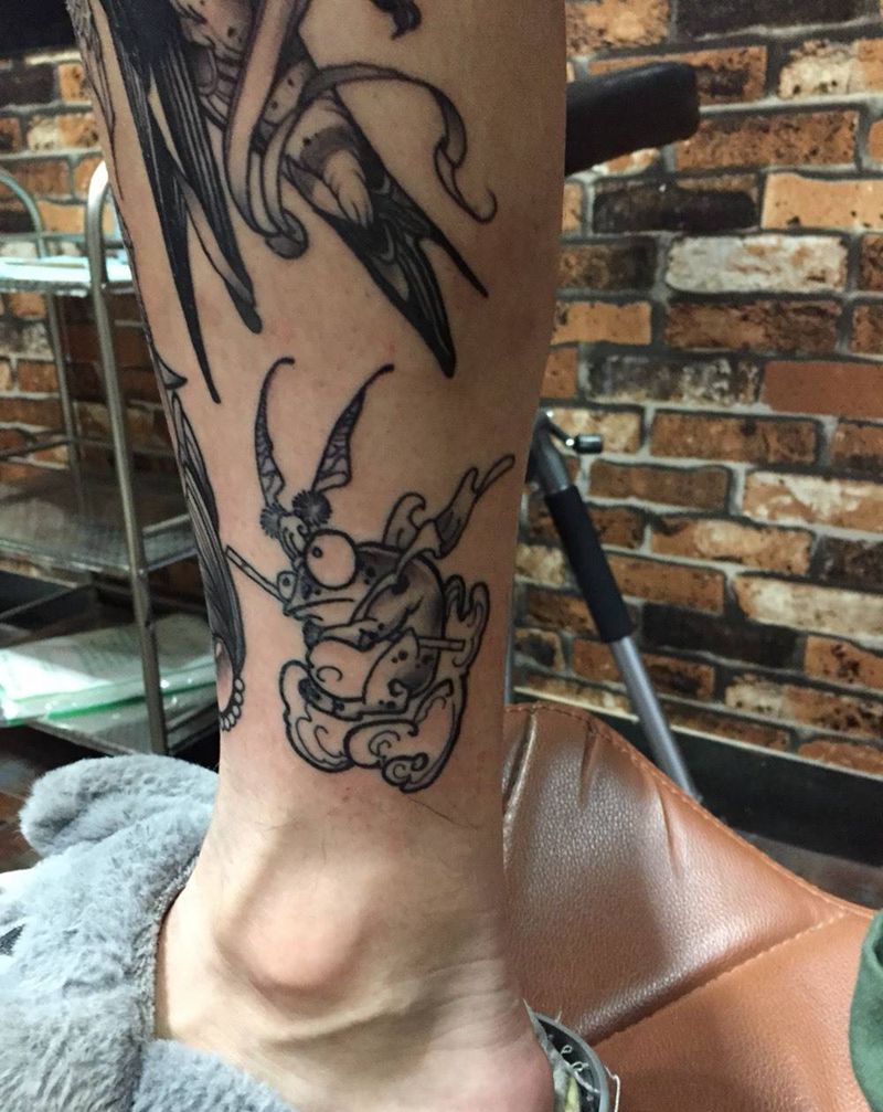 New school纹身图片