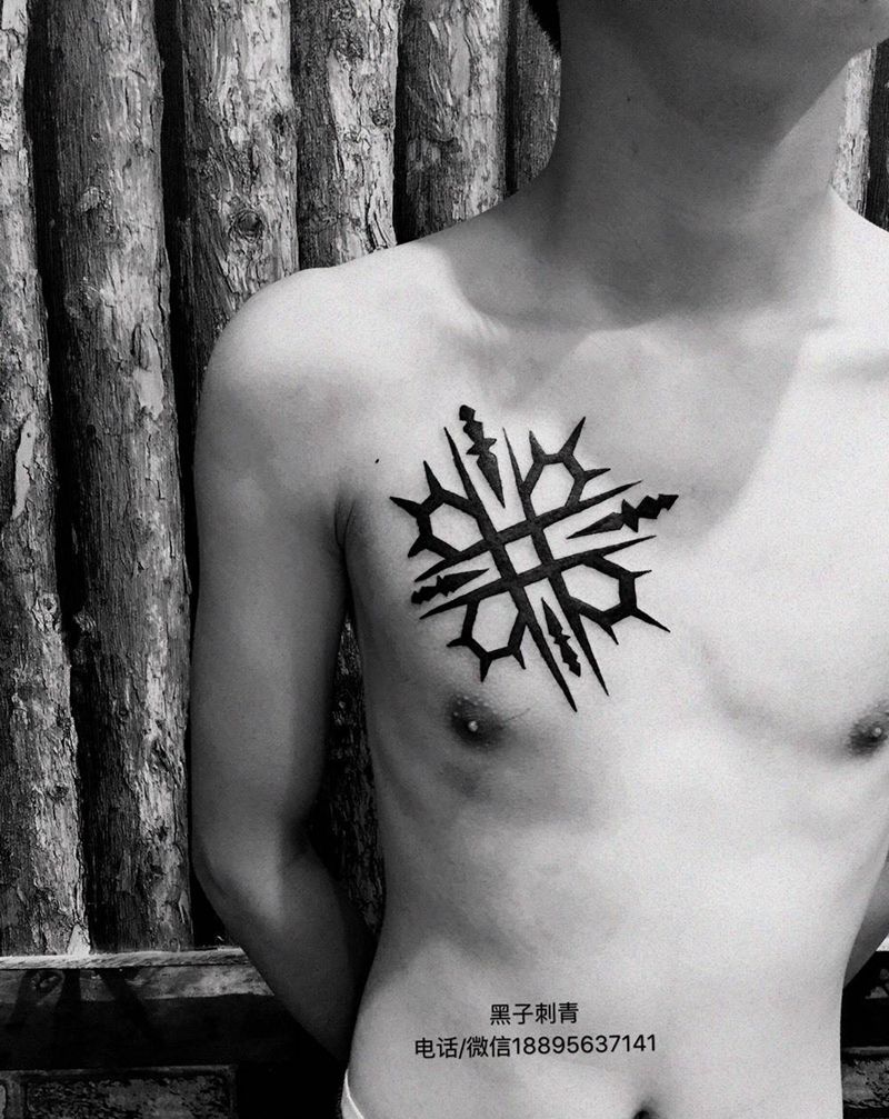 吸血鬼标志纹身图片