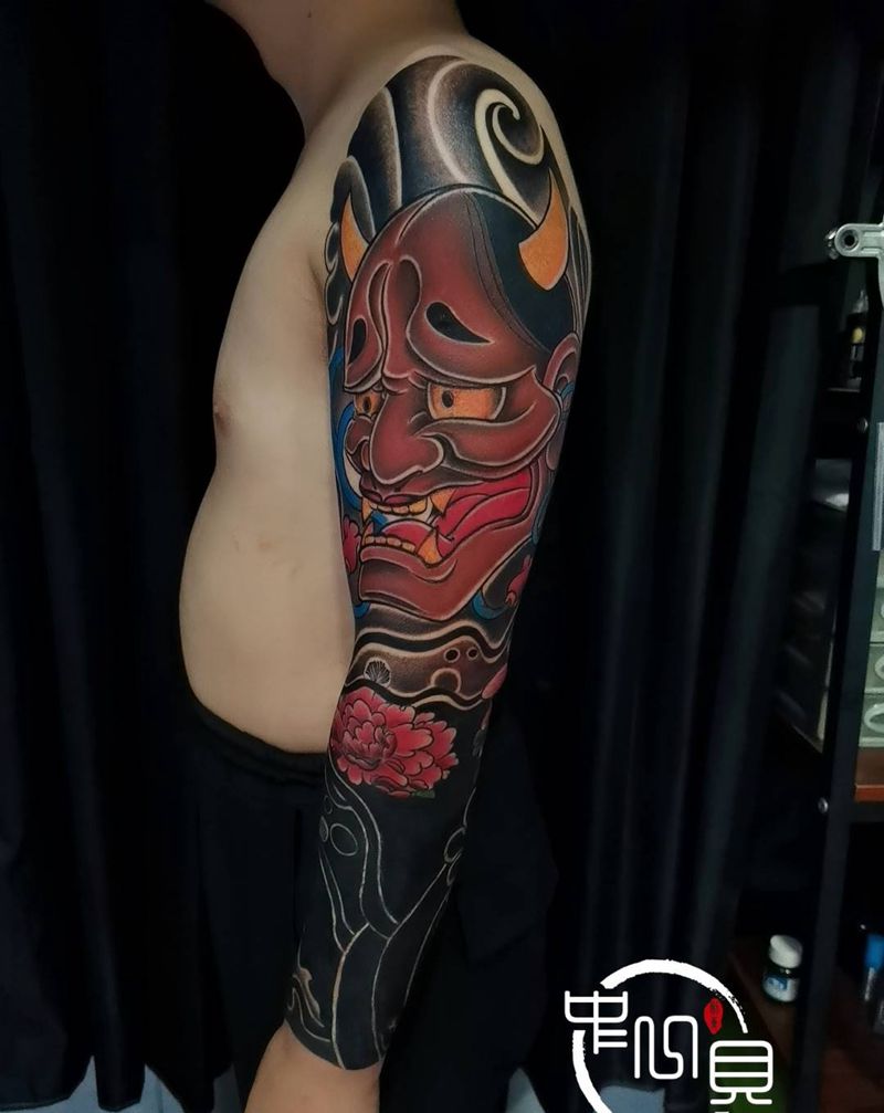 遮盖纹身图片_手臂老传统纹身图案