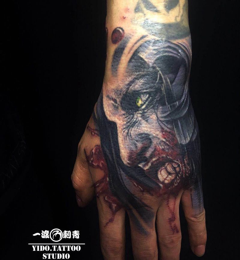 吸血鬼纹身图片