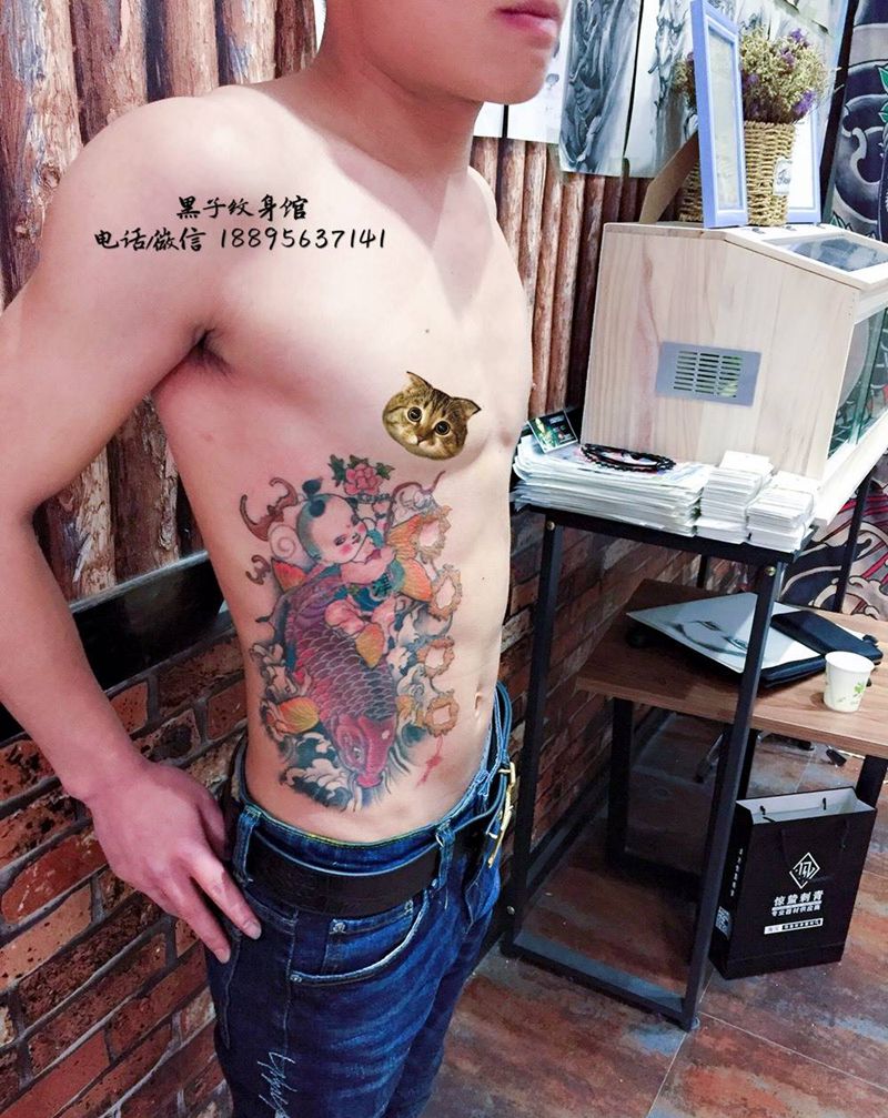 客人自带图纹身图片