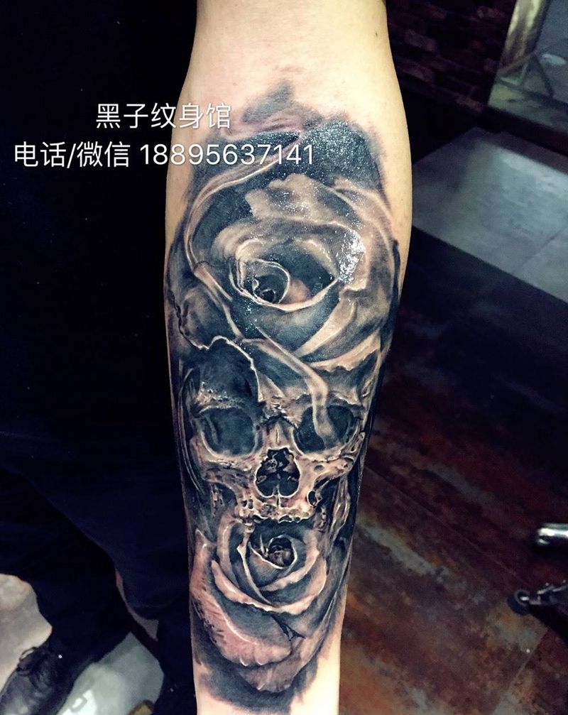 骷髅纹身图片