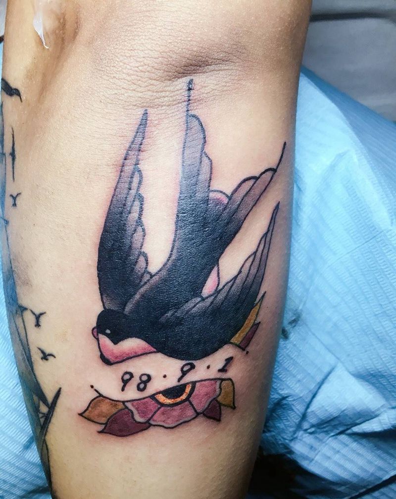 school 拼接纹身图片