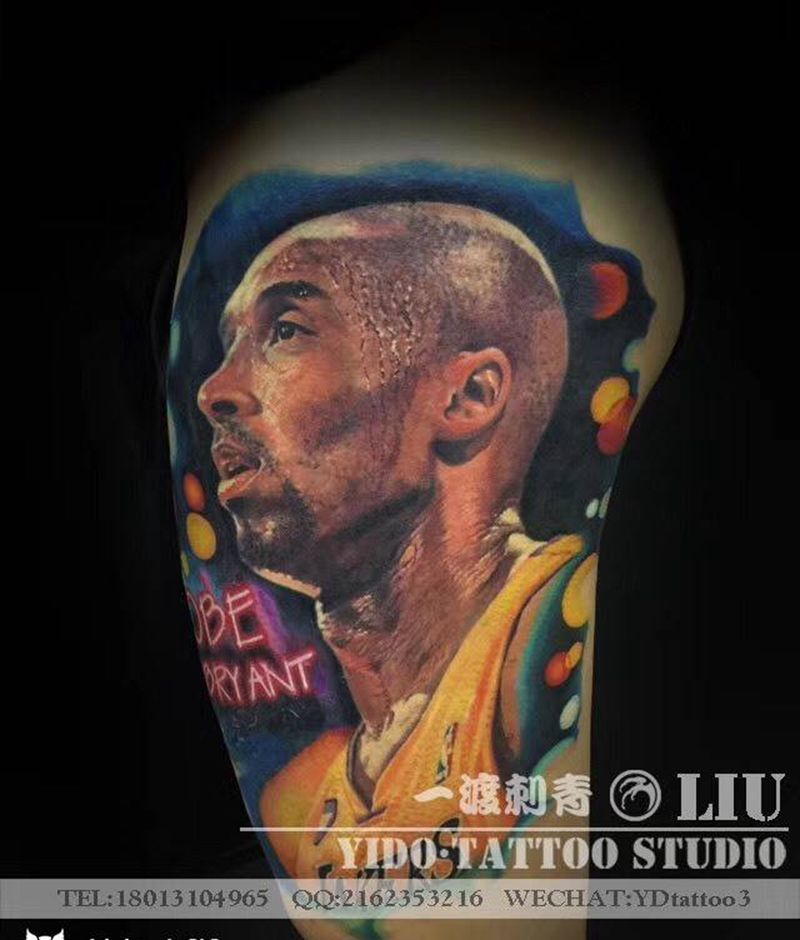 科比纹身图片
