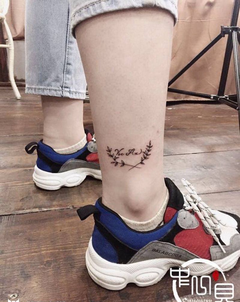 yw纹身图片_腿部纹身图案