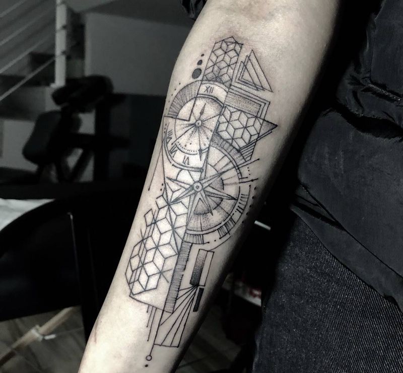 算是小清新吧纹身图片