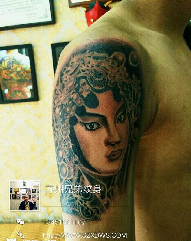 花旦纹身图片