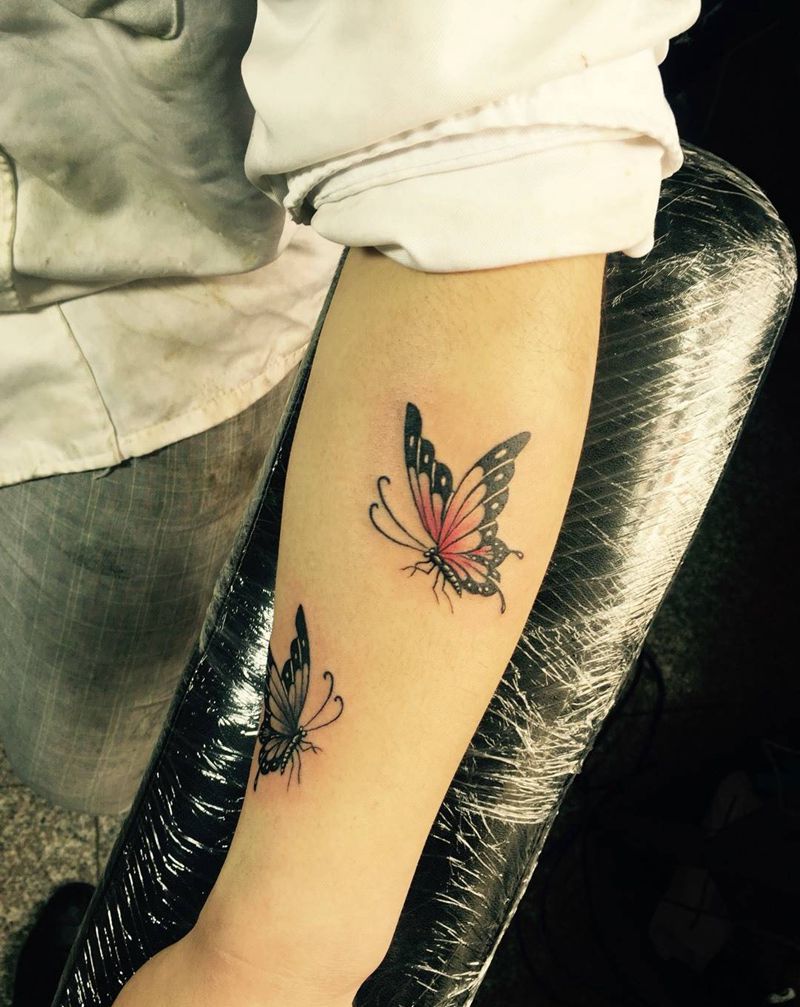 蝴蝶纹身图片