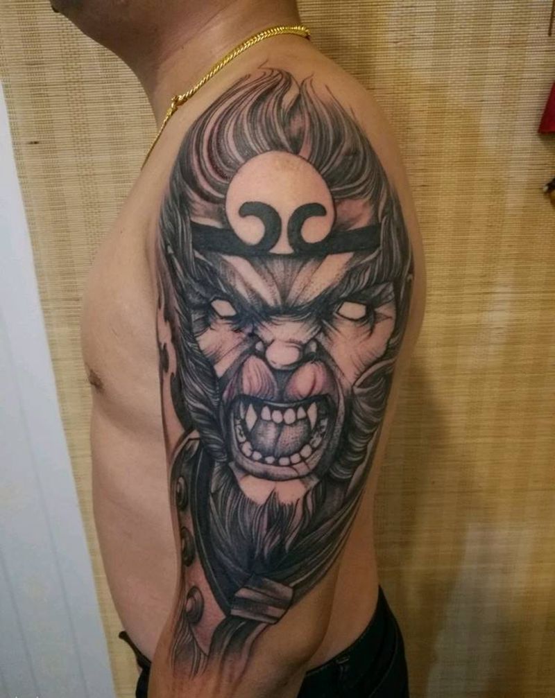 斗战胜佛纹身图片